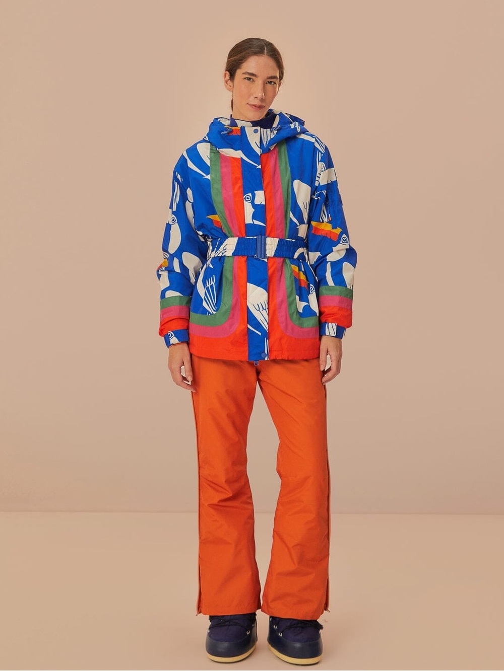 Farm Rio: TOUCANS COLOR BLOCKING
SKI JACKET